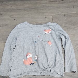 Carter's Gray Long Sleeve Tee